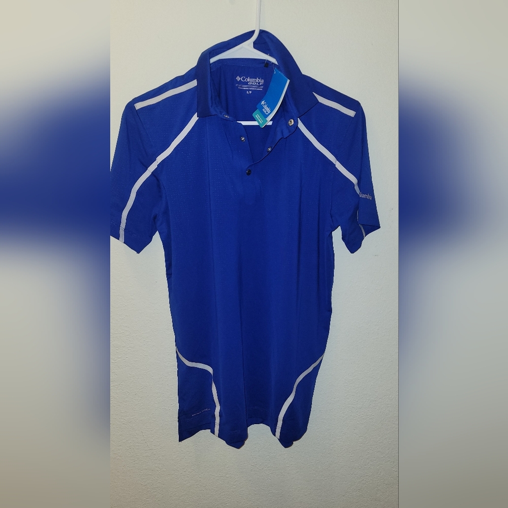 NWT Men's Size S Columbia Golf polo shirt